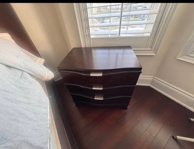 Solid Wood Nightstands (Set of 2) – Excellent Condition