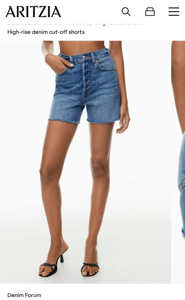 Denim Forum Arlo Mid Thigh Short - photo 4