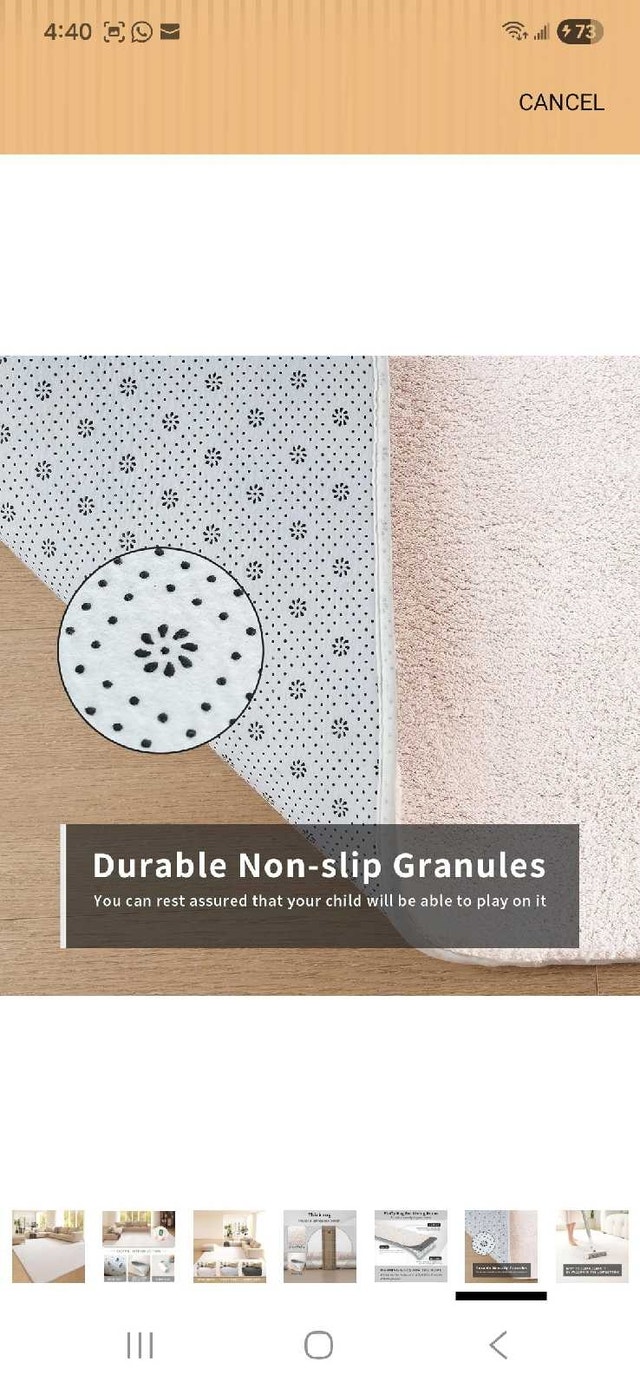 New 5x7 Faux fur Area rug - photo 5