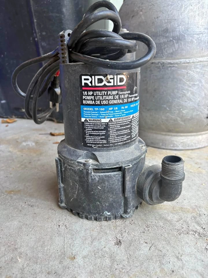 RIDGID TP-160 1/6 HP Utility Pump