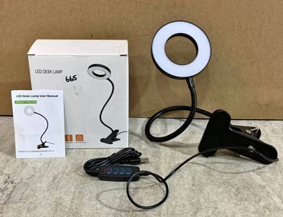 LED Desk Lamp Ring Light