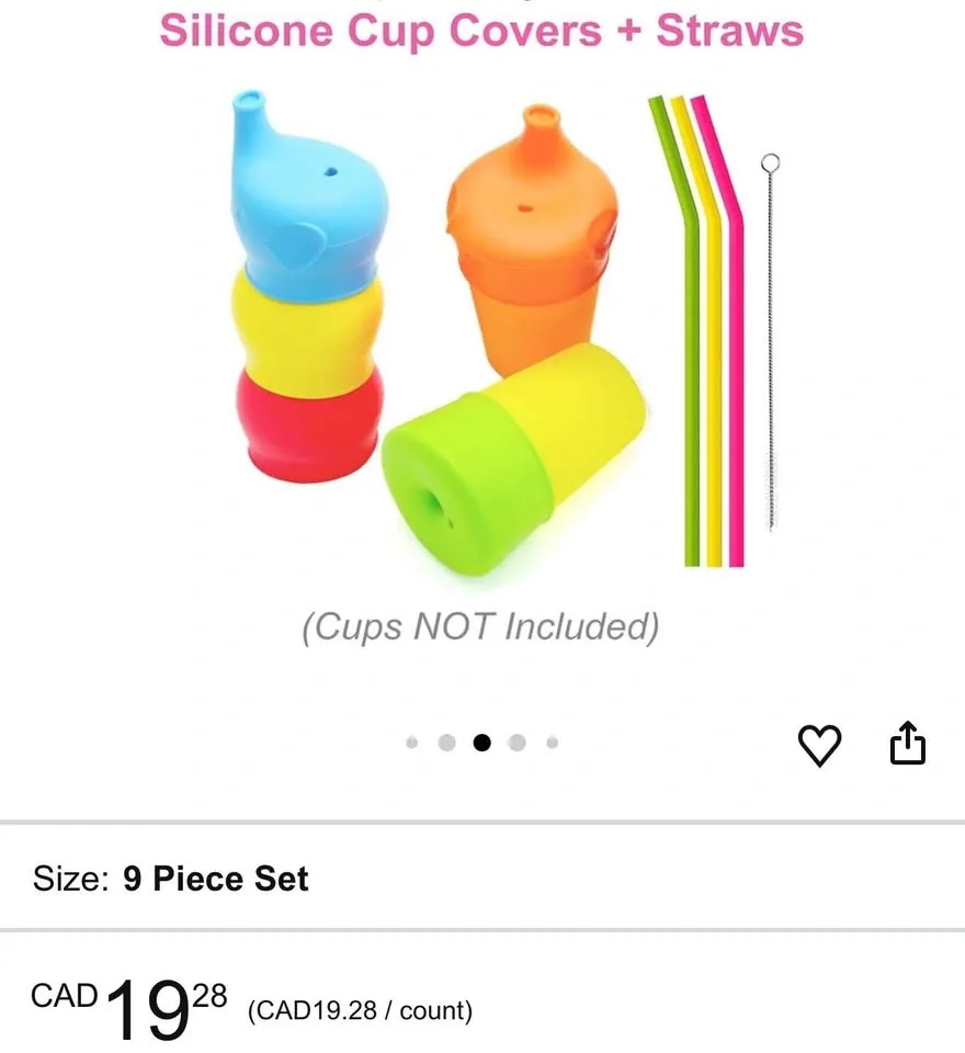 Sippy Cup Lids and Straws - photo 5