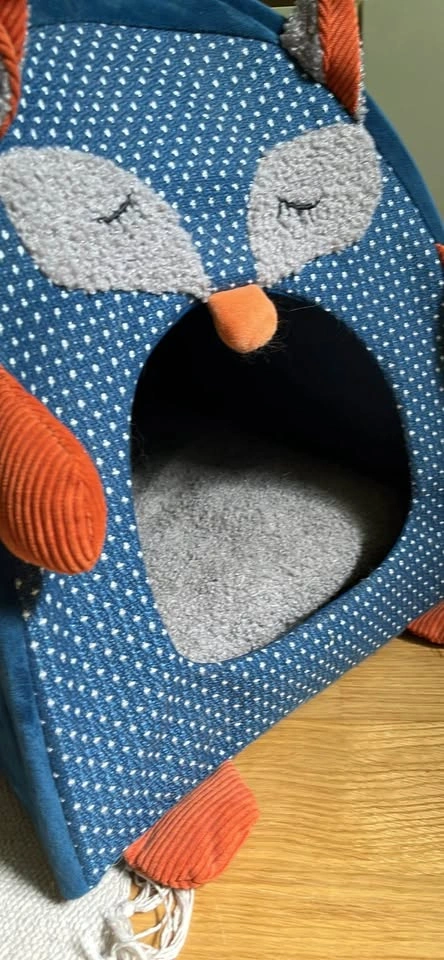 Fox Shaped Plush Small Pet Bed - photo 4