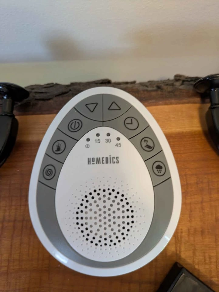 Three Wall-Mounted Hooks and HoMedics SoundSpa - photo 3