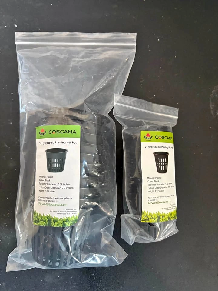 25 Hydroponic Net Pots (2” & 3”)