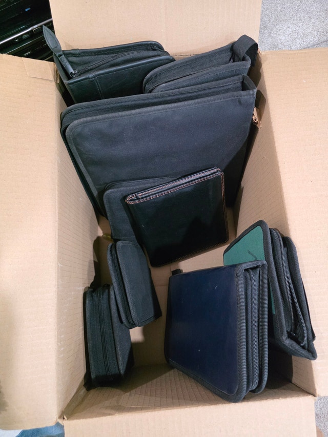 Assorted CD/DVD Storage Cases and Wallets