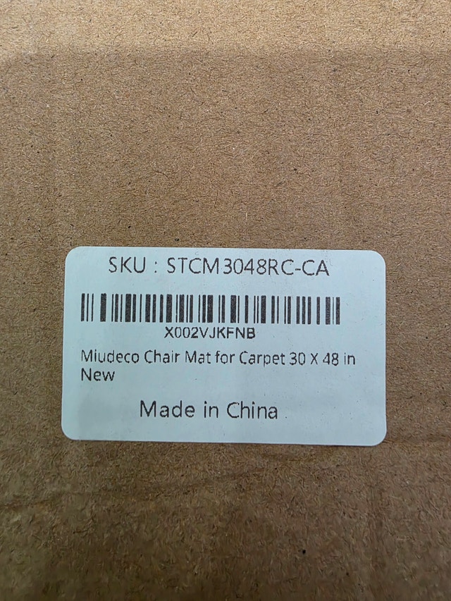 Miudeco Chair Mat for Carpet 30 x 48 in - photo 3