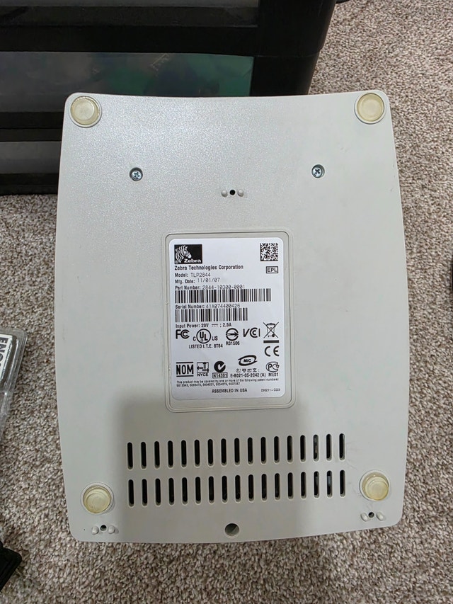 Zebra TLP 2844 Thermal Label Printer - photo 4