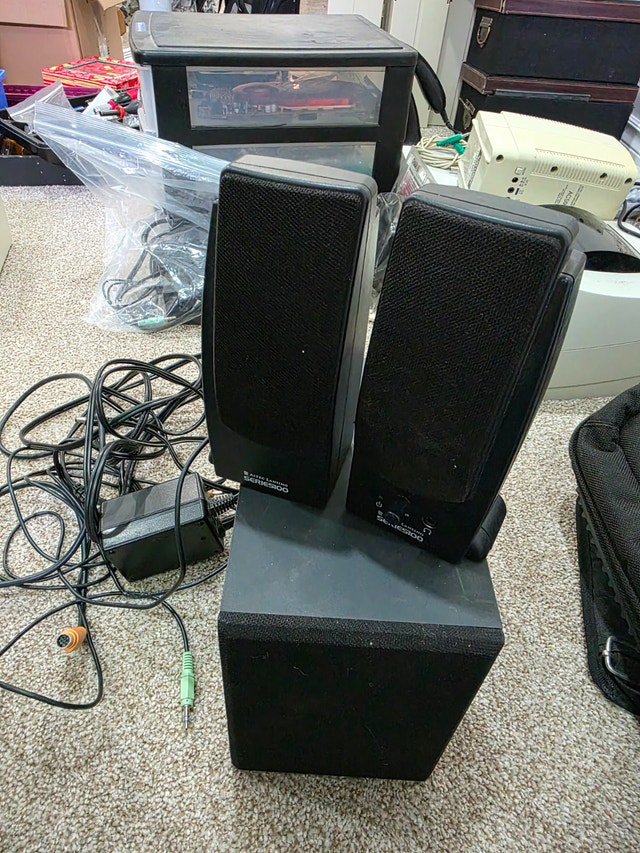 Altec Lansing and Logitech Computer Speakers