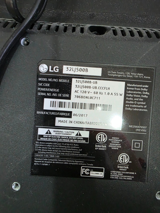 LG 32LJ500B 32-inch LED TV - photo 4