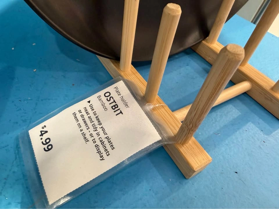 IKEA OSTBIT Bamboo Plate Holder - photo 2