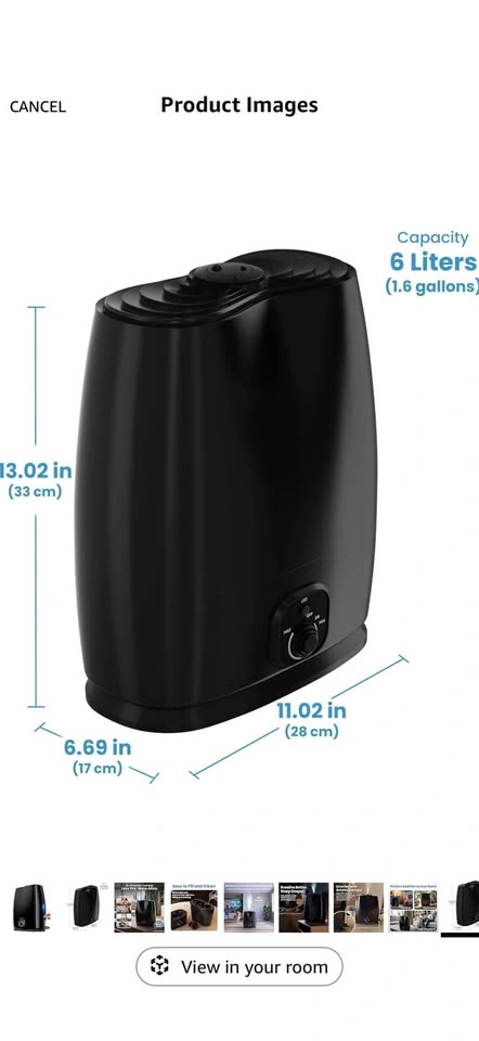 Everlasting Comfort 6L Ultrasonic Cool Mist Humidifier - photo 2