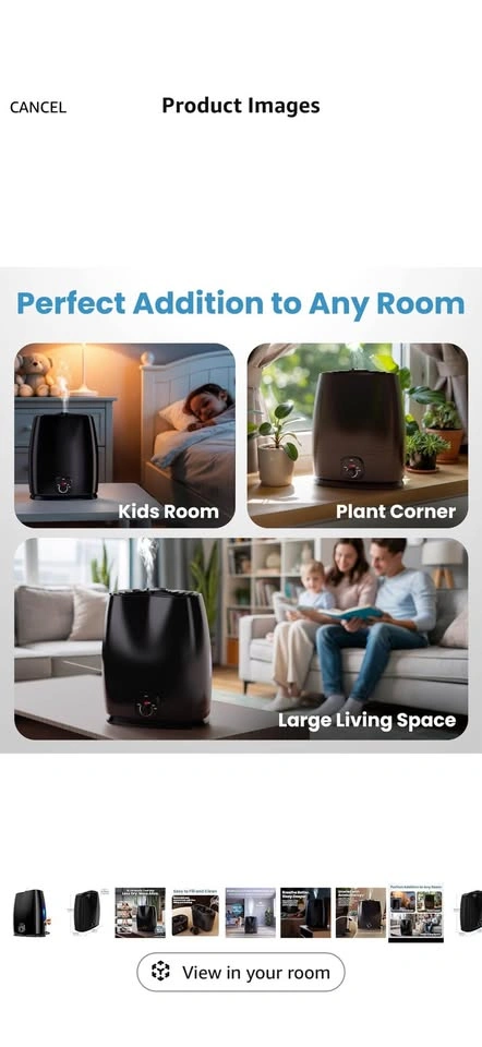 Everlasting Comfort 6L Ultrasonic Cool Mist Humidifier - photo 3