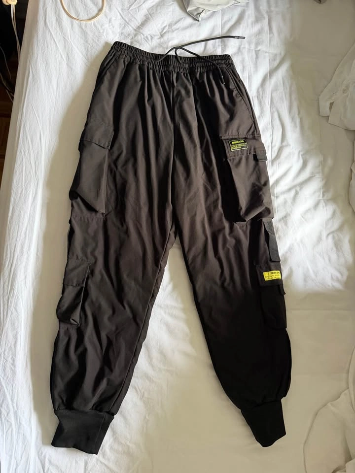 Women’s White Goose Down Cargo Winter Pants - Waterproof - photo 4
