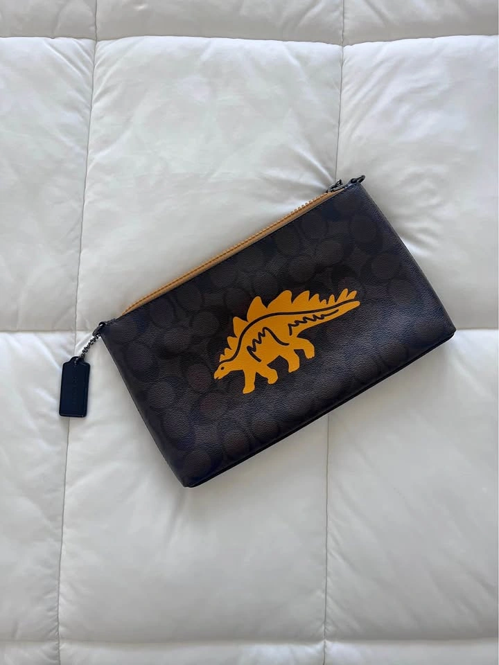 Coach Signature Stegosaurus Pouch