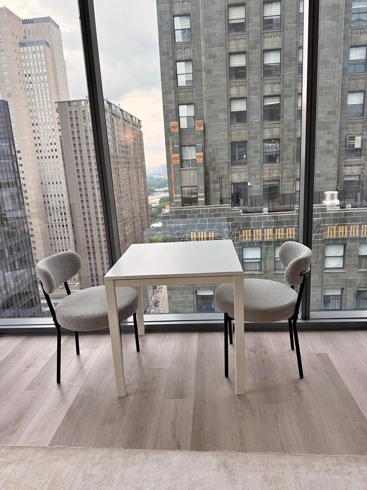 Set of Grey Dining Chairs (2)