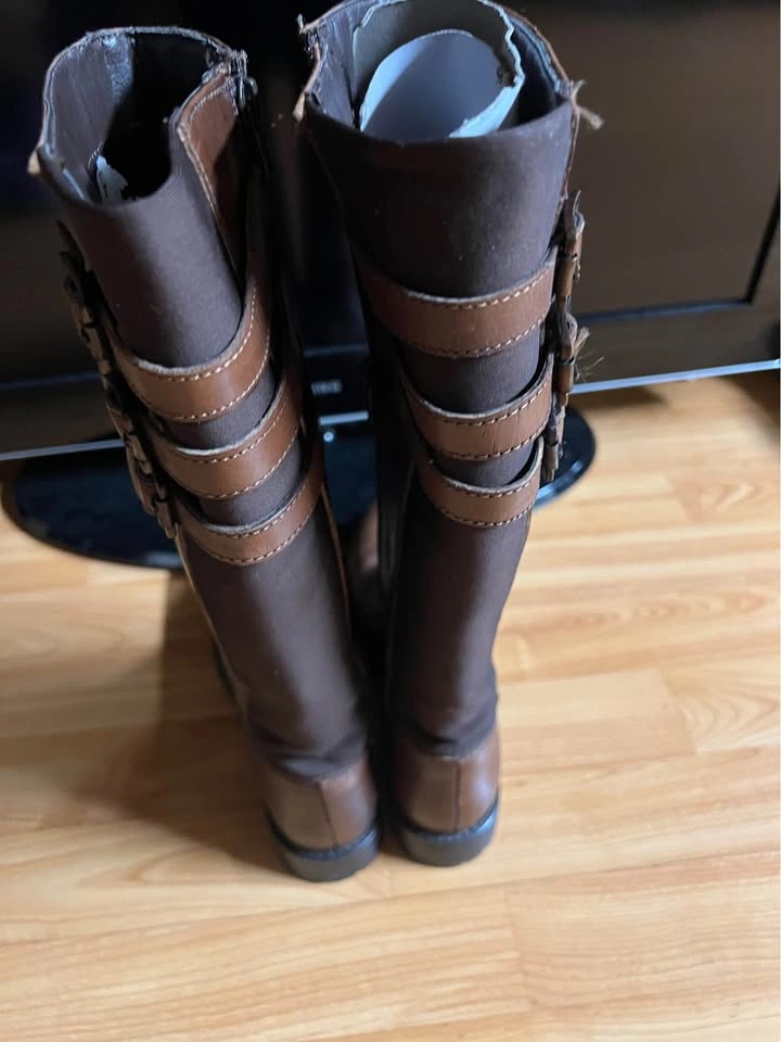 Tall Brown Leather Boots - photo 4