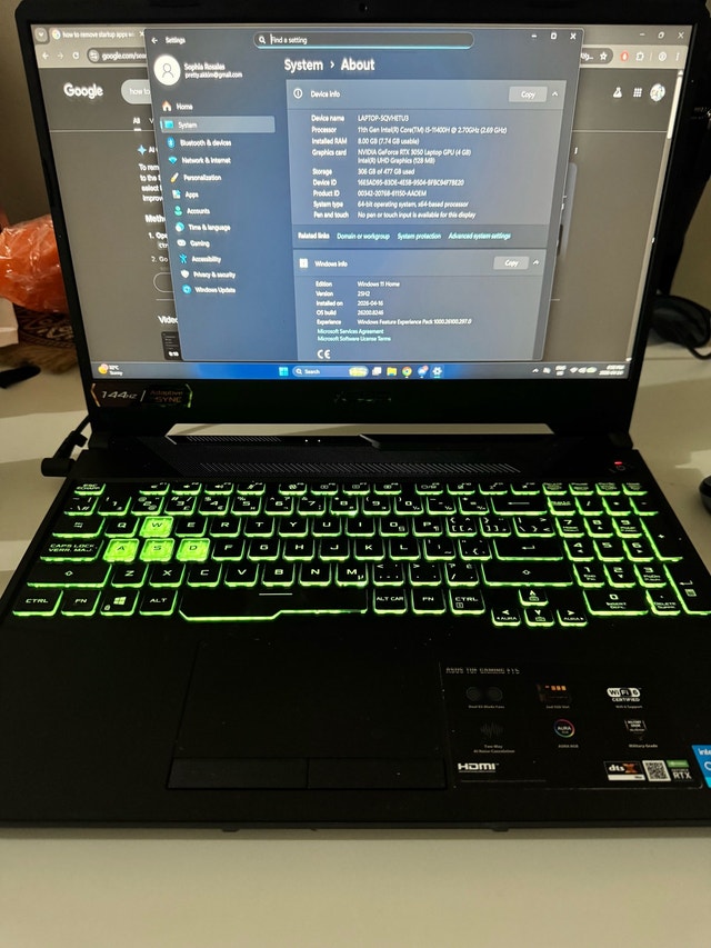 ASUS TUF Laptop - photo 2