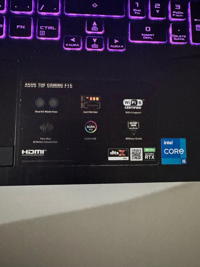 ASUS TUF Laptop - photo 3