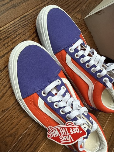 Brand New Vans Old Skool P&C Royal Blue Apricot Buff Size 9.5