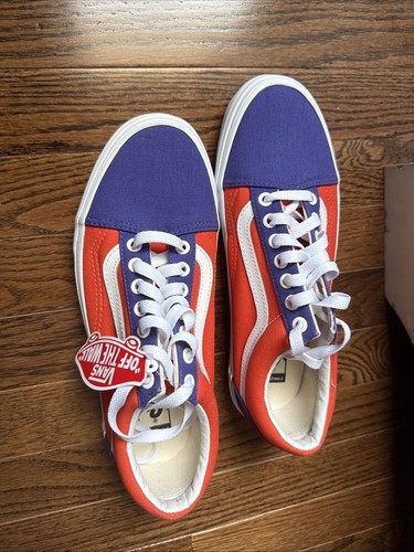 Brand New Vans Old Skool P&C Royal Blue Apricot Buff Size 9.5 - photo 2