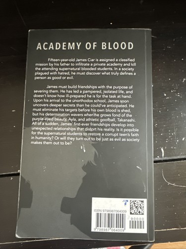 Academy of Blood by Brad J. Martin Brand New Softback Graphic Co - photo 2