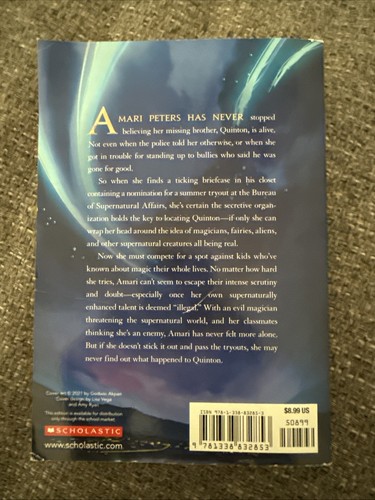 Amari and the Night Brothers by B. B. Alston (2022, Trade Paperb - photo 2