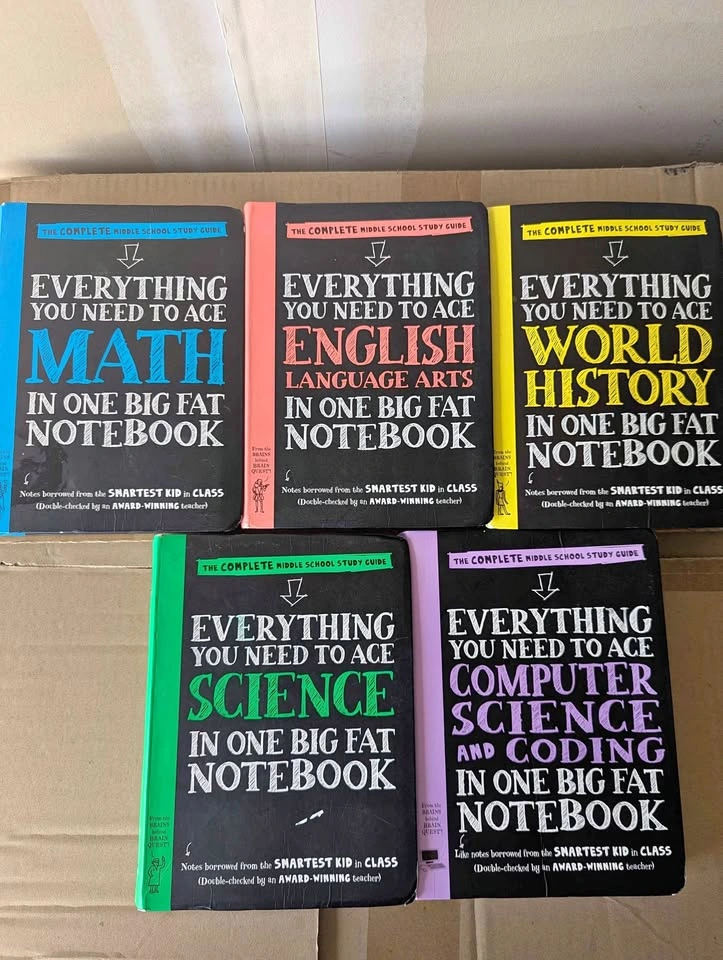 Complete Middle School Study Set – All Subjects! 📚