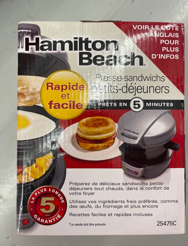 Hamilton Beach Breakfast Sandwich Maker