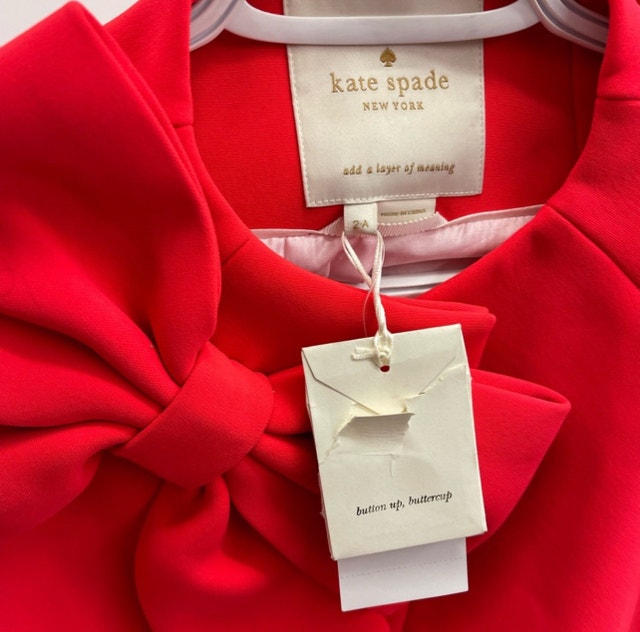 Kate Spade Vibrant Cape with Bow - photo 3