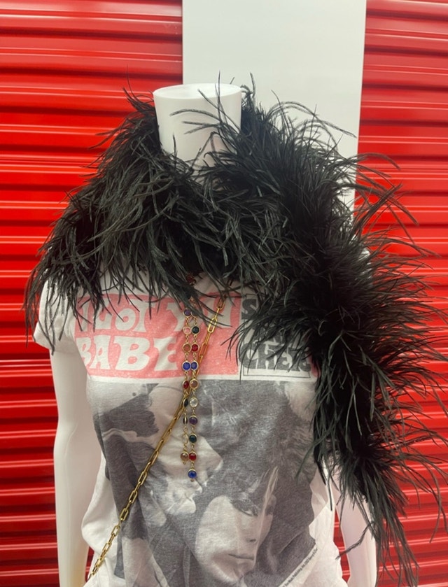 Black Ostrich Feather Boa Holt Renfrew