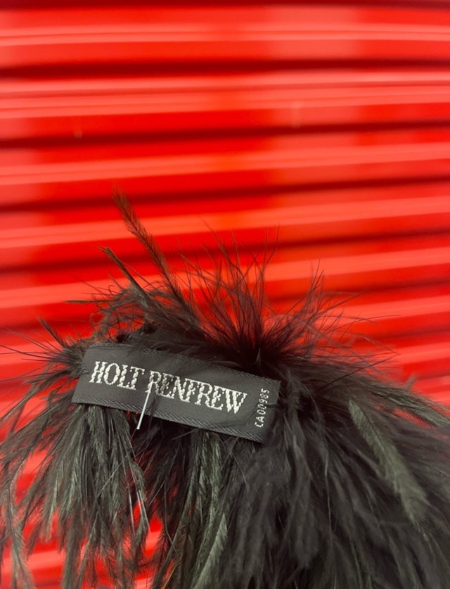 Black Ostrich Feather Boa Holt Renfrew - photo 2