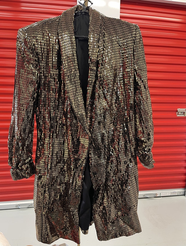 Zara Sequin Coat