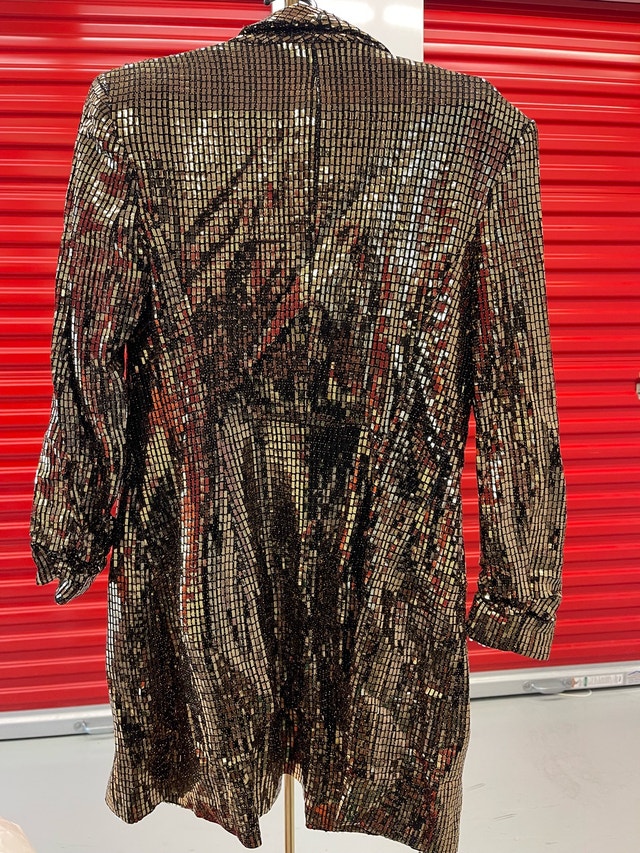 Zara Sequin Coat - photo 2