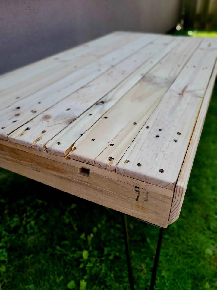 Handmade Pallet Wood Coffee Table - photo 3