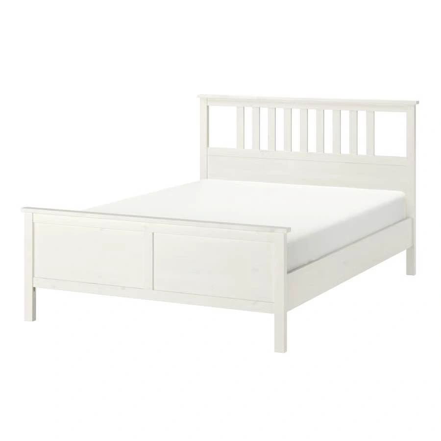 Ikea HEMNES Bed frame, white stain, Queen - photo 2