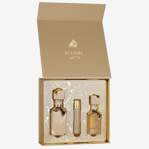 Lattafa Eclaire Fragrance Gift Set Boxed Perfume Collection