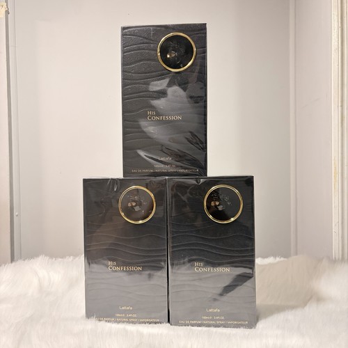 His Confession by Lattafa, 3.4 oz EDP Spray for Men - photo 2