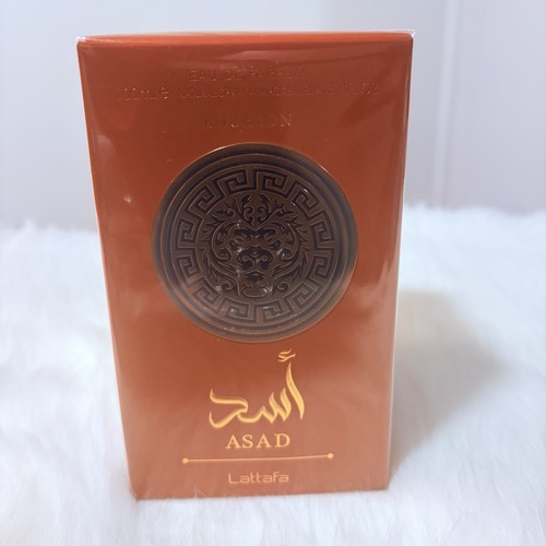 Lattafa Asad Bourbon 3.4 oz EDP Spray Amber Spicy Perfume