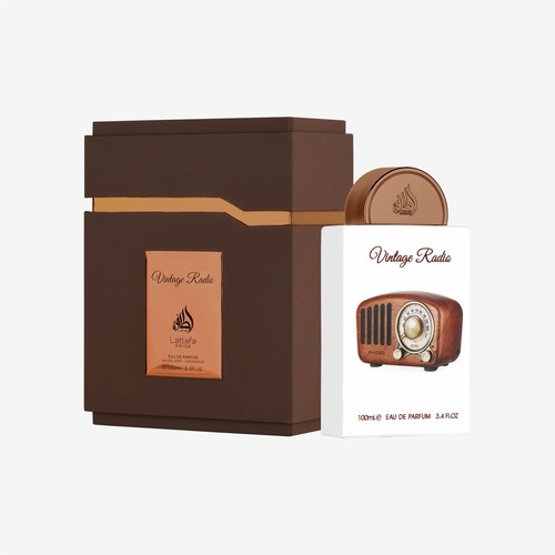 Vintage Radio by Lattafa, 3.4 oz EDP Spray for Unisex