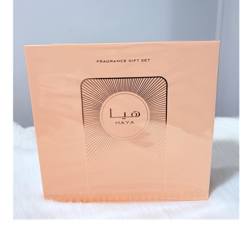 Lattafa Haya Eau de Parfum, Hair Mist & Travel Spray Set - photo 2