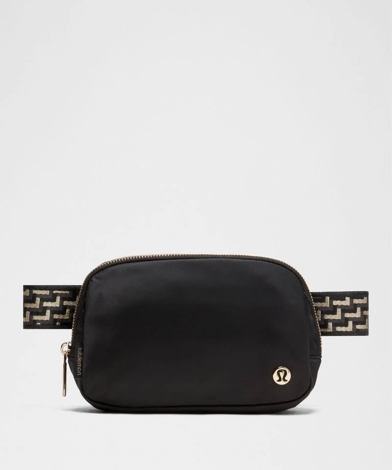 NWT Lululemon Everywhere Belt Bag 1L Monogram Metallic Black/Gol - photo 2