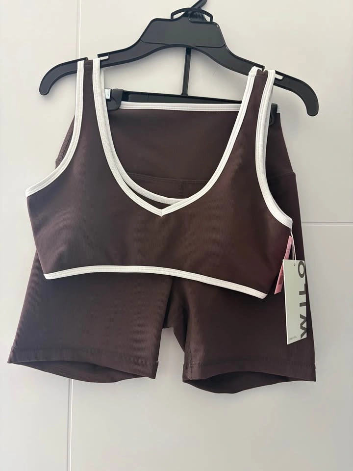 Brown Wilo Workout Set - Size Small - photo 3