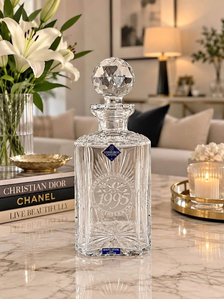Edinburgh Crystal 1695 Tercentenary Crystal Decanter