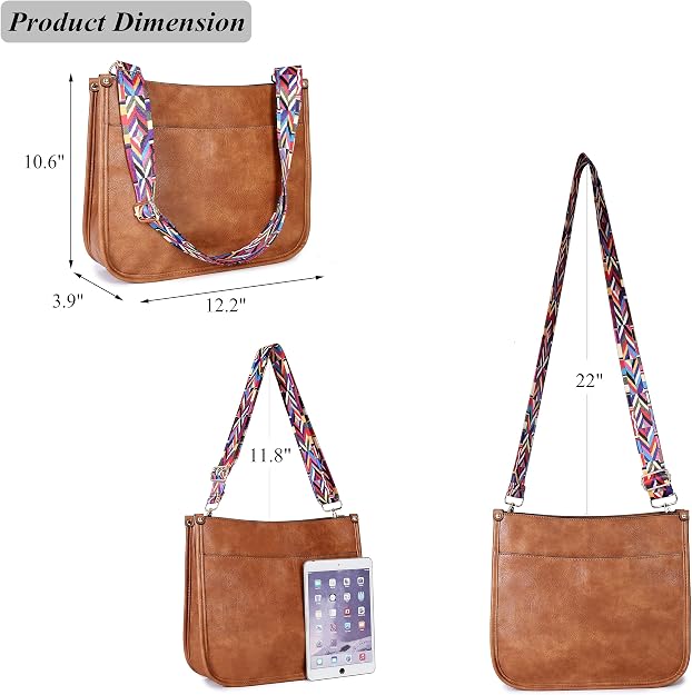 NEW ZOOEASS Women Crossbody Bag Vegan Leather Shoulder Purse - photo 3