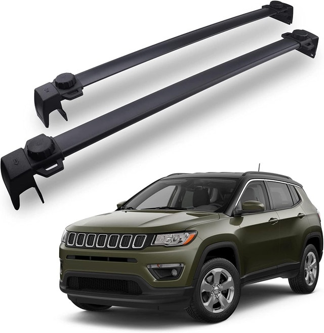 NEW Richeer Roof Rack Cross Bars Jeep Compass 2017-2019