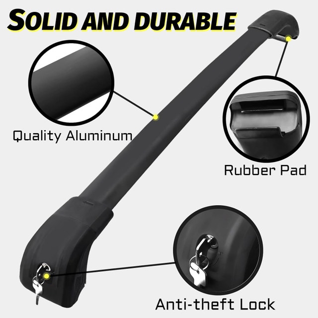 NEW 220lbs Roof Rack Cross Bars 2022-25 Hyundai Tucson - photo 5