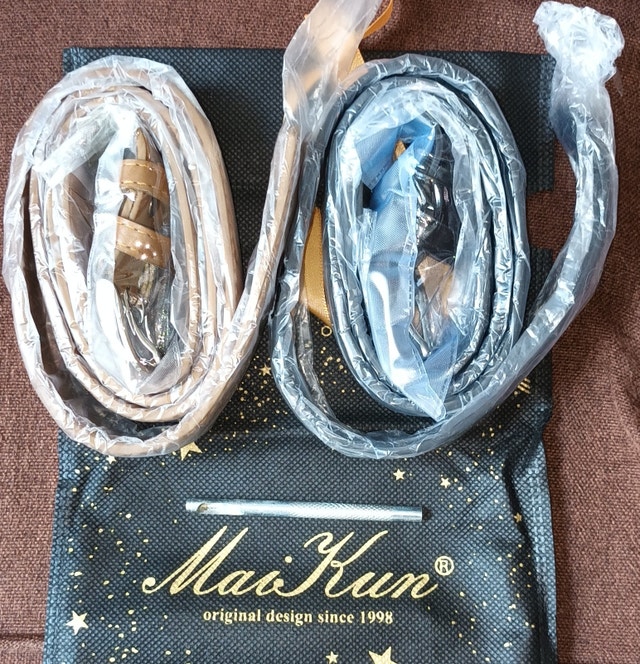 NEW Maikun 2 Pk Black & Tan Women's Belts, Skinny Pin Buckle - photo 4