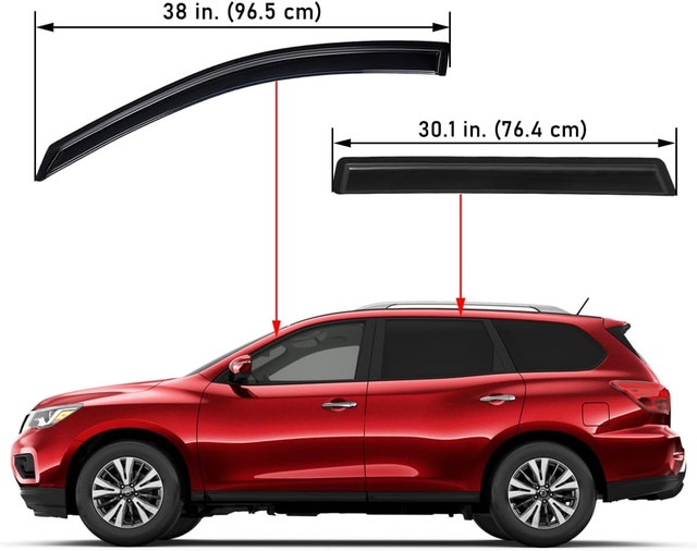 NEW Lightronic Window Visor, 2013-2020 Nissan Pathfinder, UV - photo 2