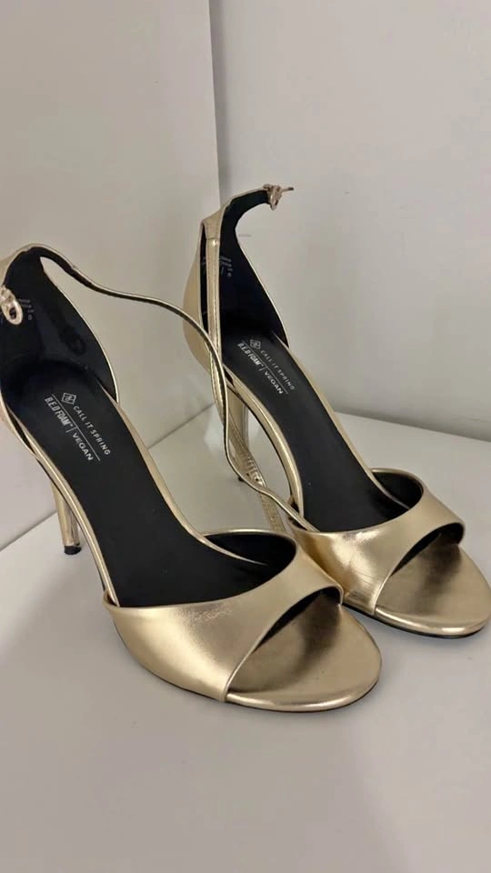 Gold Call it Spring Heels - 7.5